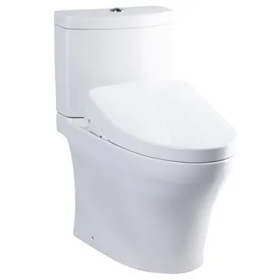 Bàn cầu hai khối kèm nắp rửa điện tử TOTO CS769DRW11