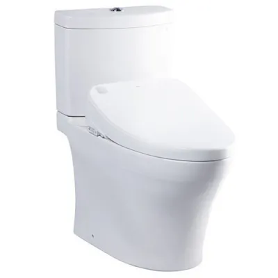 Bàn cầu hai khối kèm nắp rửa điện tử TOTO CS769DRW4