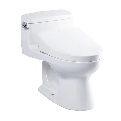 Bàn cầu một khối kèm nắp rửa điện tử TOTO MS864W11