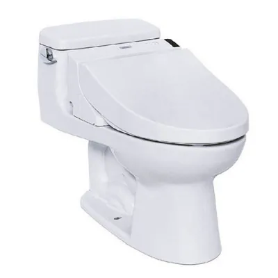 Bàn cầu một khối kèm nắp rửa điện tử TOTO MS864W6