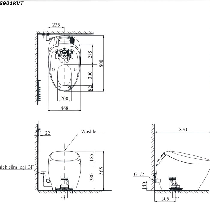 Bàn cầu thông minh NEOREST NX I TOTO CS921VT/TCF83410GAA/T53P100VR