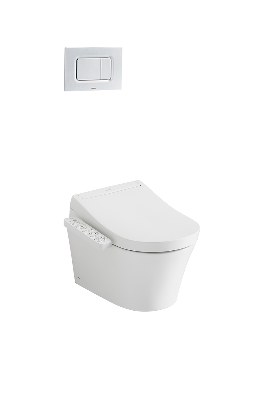 Bàn cầu treo tường kèm nắp rửa điện tử dòng S2 TOTO CW553/TCF33320GAA/WH172A/MB170P#SS