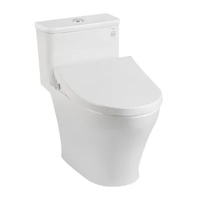 Bàn cầu một khối kèm nắp rửa cơ ECOWASHER TOTO MS857DE4