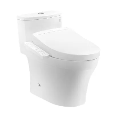 Bàn cầu 1 khối kèm nắp rửa điện tử WASHLET dòng S2 – TCF33461GAA TOTO MS885CDW24