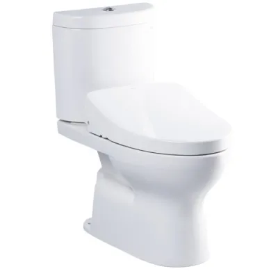 Bàn cầu hai khối kèm nắp rửa điện tử ToTo CS325DRW11