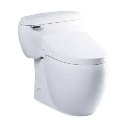 Bàn cầu một khối nắp rửa điện tử ToTo MS366W11