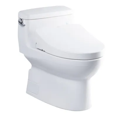 Bàn cầu một khối kèm nắp rửa điện tử TOTO MS884CW12