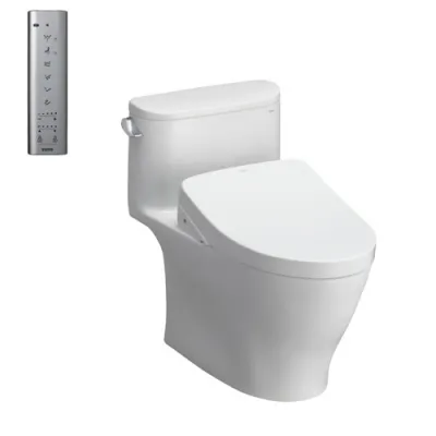 Bàn cầu một khối kèm nắp rửa điện tử TOTO MS887RW11