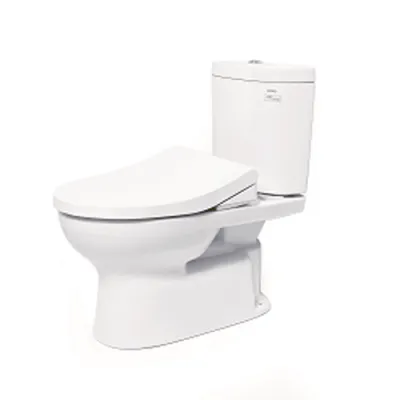 Bàn cầu hai khối kèm nắp rửa điện tử ToTo CS325DRE4