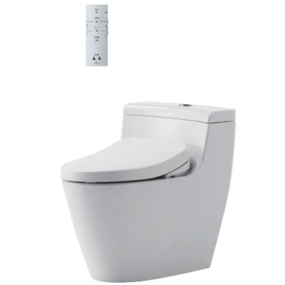 Bàn cầu một khối kèm nắp rửa điện tử ToTo CS636CDW10