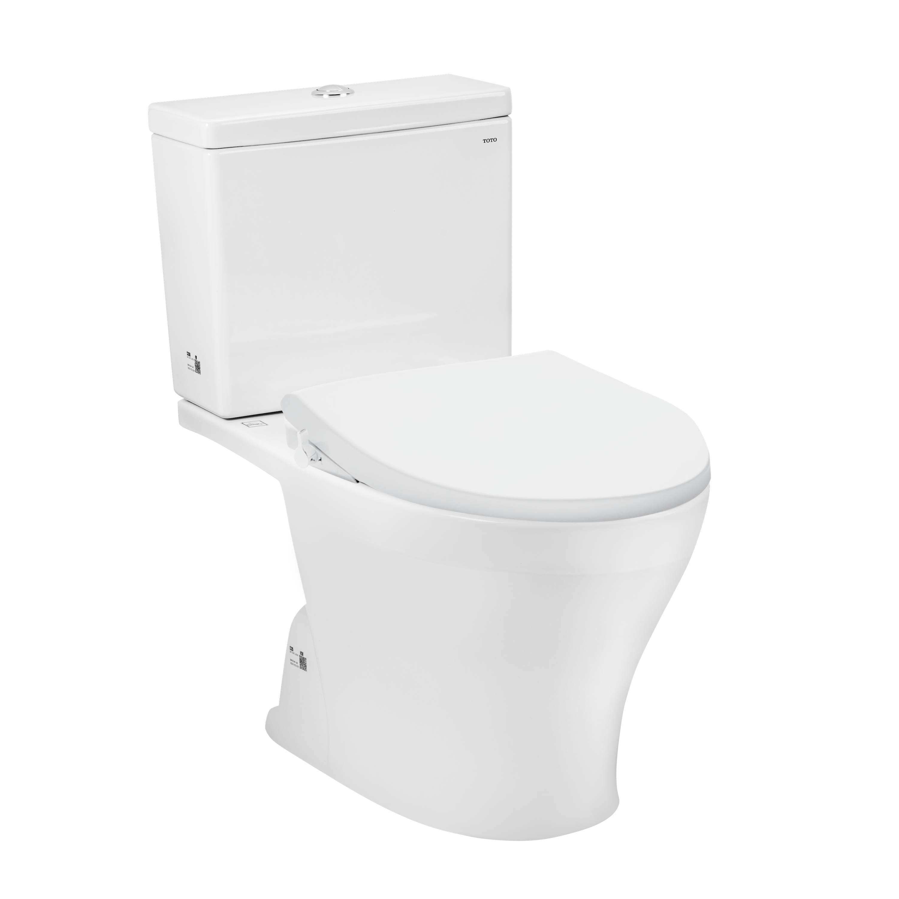 Bàn cầu 2 khối kèm nắp rửa cơ ECOWASHER TCW1211A TOTO CS326DE4