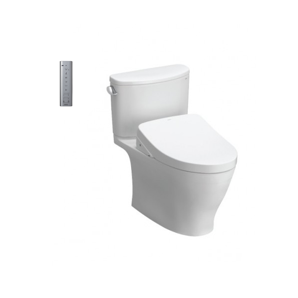 Bàn cầu hai khối kèm nắp rửa điện tử WASHLET dòng S7 TOTO CS767CRW12