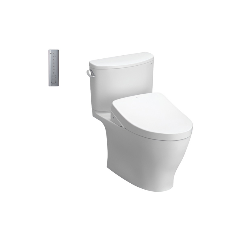 Bàn cầu hai khối kèm nắp rửa điện tử WASHLET dòng S7 TOTO CS767CRW12