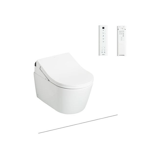 Bàn cầu treo tường kèm nắp rửa điện tử WASHLET seri RX (Có tính năng tự động xả) TOTO CW542HME5UNW1/TCF795C2Z/WH172AAT/MB175M#SS