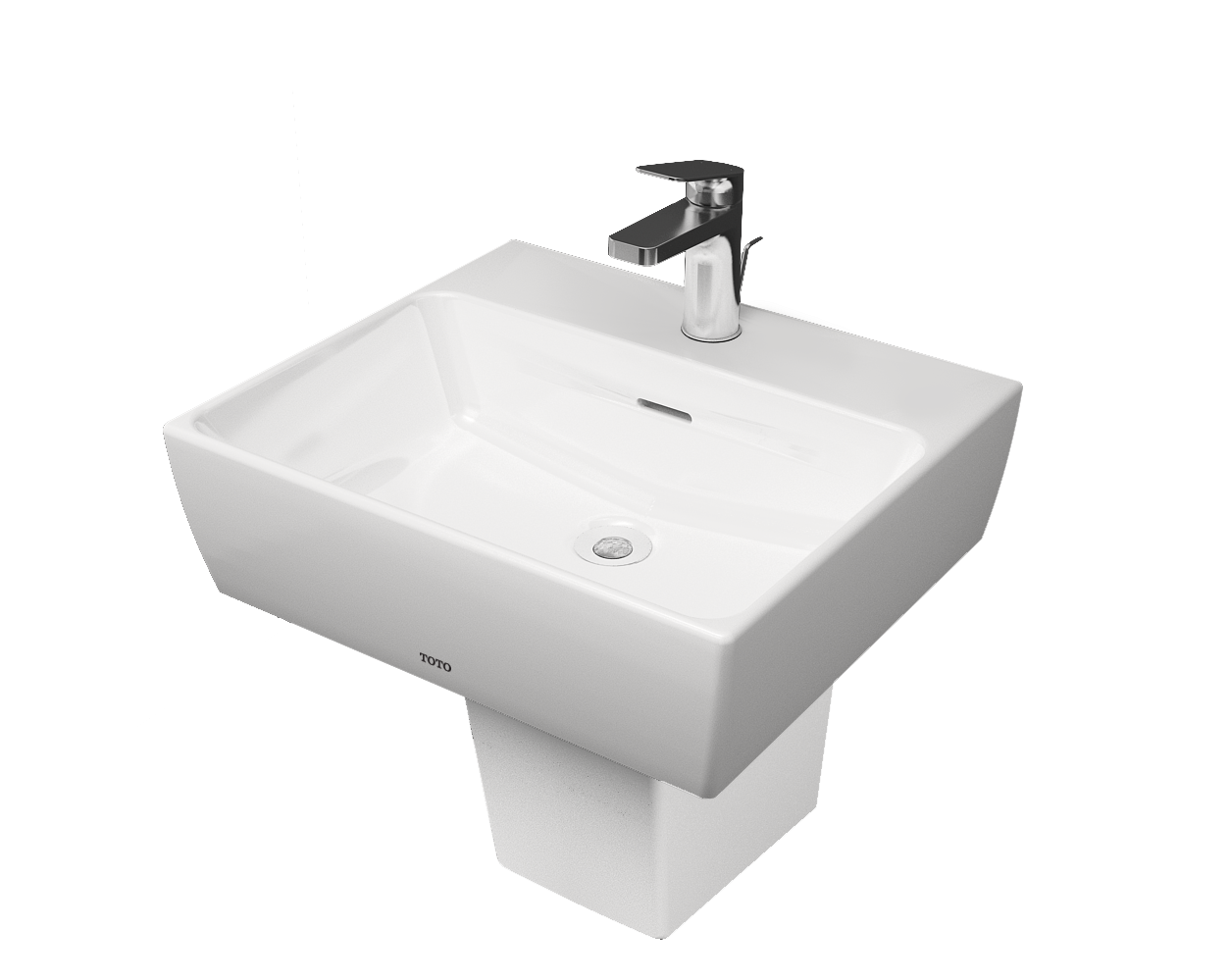 Chậu treo tường chân lửng TOTO LHT328CHR