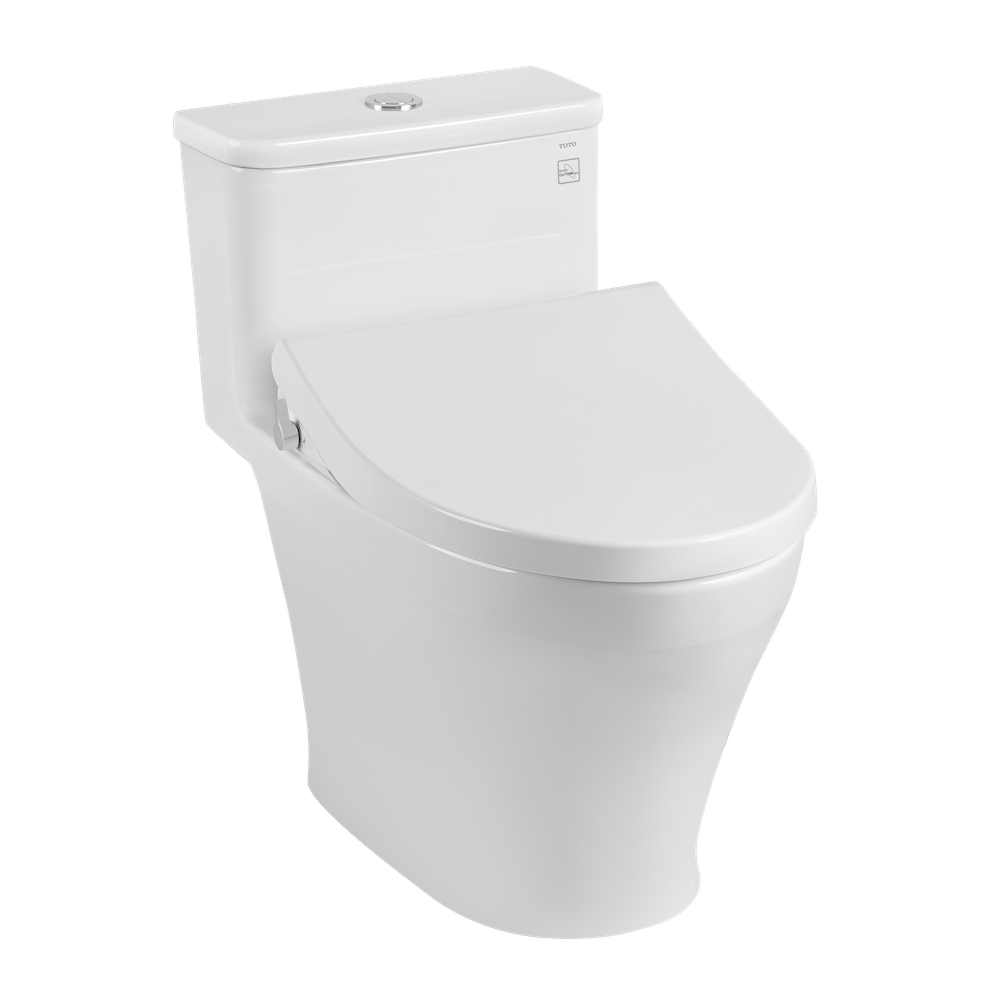 Bàn cầu một khối kèm nắp rửa cơ ECOWASHER TOTO MS857DE4